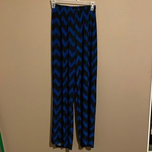 Bohemian style flair festival pants